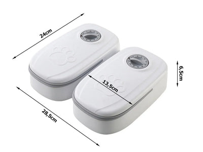 Automatisk Foderdispenser med Timer til Hund og Kat