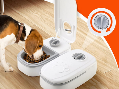 Automatisk Foderdispenser med Timer til Hund og Kat