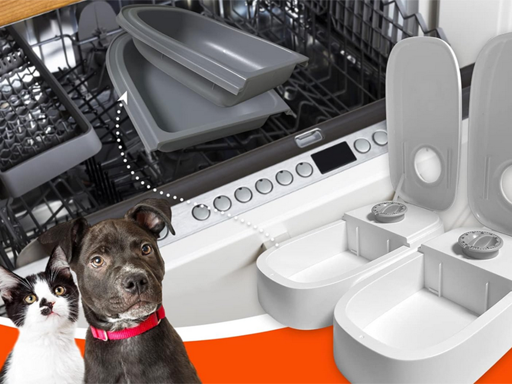 Automatisk Foderdispenser med Timer til Hund og Kat