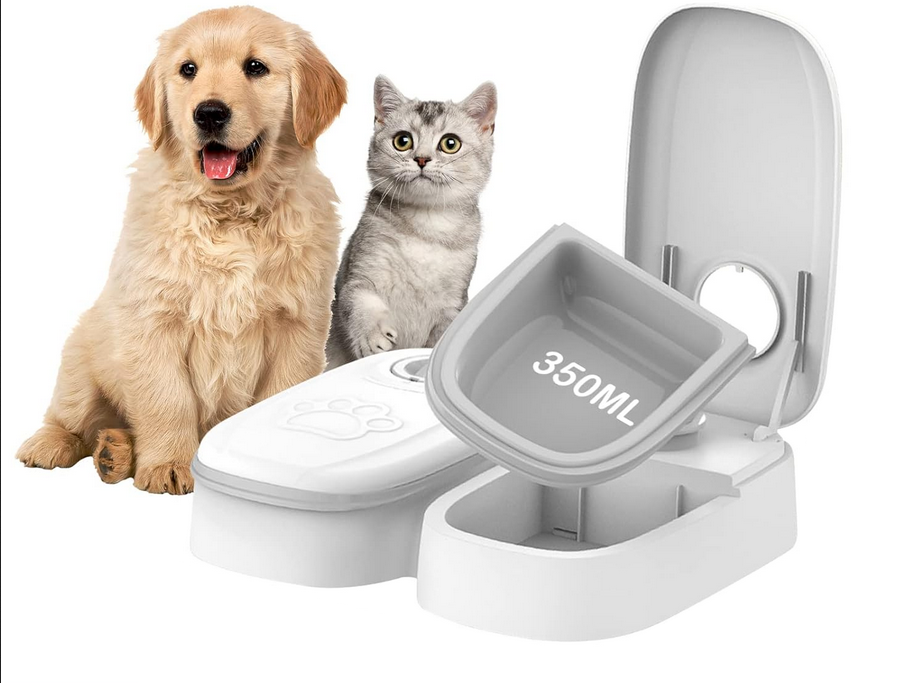 Automatisk Foderdispenser med Timer til Hund og Kat