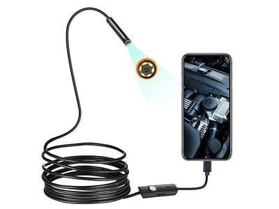 Inspektionskamera til Android og PC - USB 5M LED