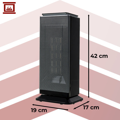 Varmeblæser 2000W, energi­besparende med Fjernbetjening