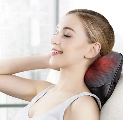 Multifunktionel Massagepude med Varme - Din Personlige Masseur Til Hjem og Bil!
