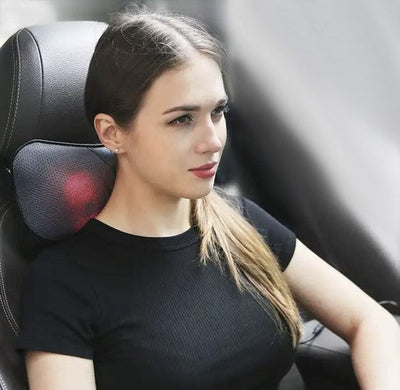 Multifunktionel Massagepude med Varme - Din Personlige Masseur Til Hjem og Bil!