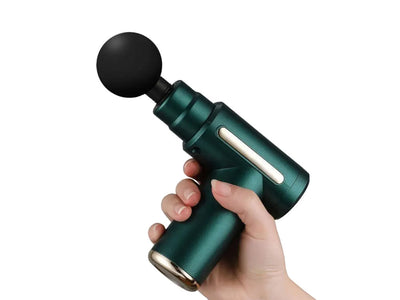 Massagepistol med 4 Udskiftelige Hoveder - Til Dybdegående Muskelafslapning