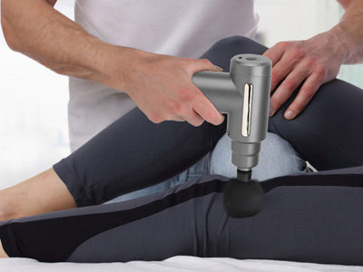 Massagepistol med 4 Udskiftelige Hoveder - Til Dybdegående Muskelafslapning