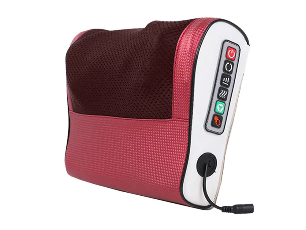 Multifunktionel Massagepude med 4 Roterende Massagehoveder og Infrarød Varme