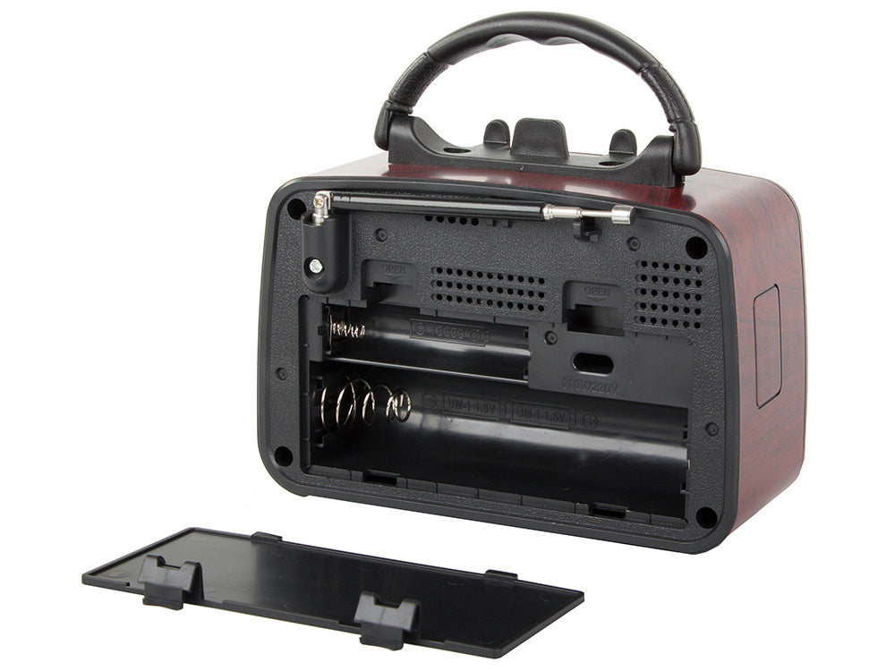 Bærbar Retro Radio med FM/AM, Bluetooth og USB Genopladning