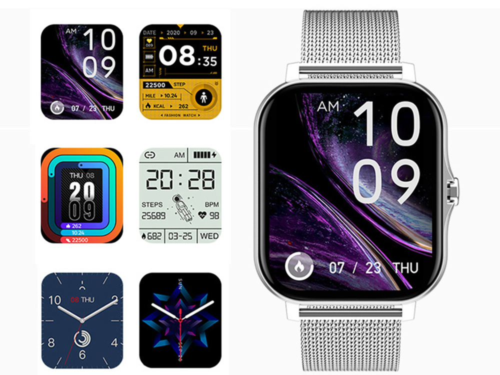 Smartwatch til kvinder og mænd – bluetooth opkald & sport
