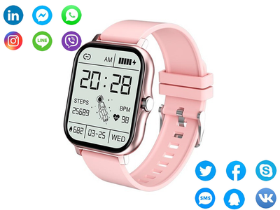 Smartwatch til kvinder og mænd – bluetooth opkald & sport