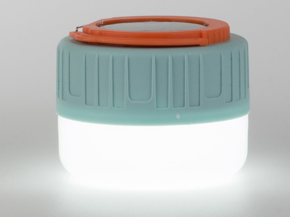 Solcelledrevet Lampe med Powerbank