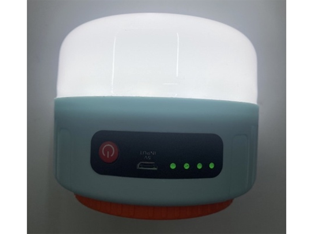 Solcelledrevet Lampe med Powerbank