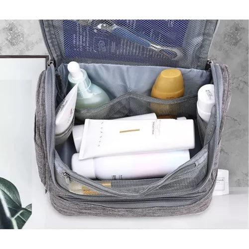 Rummelig Rejse Toilet Taske med Flere Rum - Ideel til Både Mænd og Kvinder