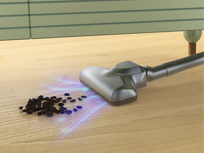 Trådløs støvsuger 100W, 2-i-1 med HEPA-filter og 4 Mundstykker