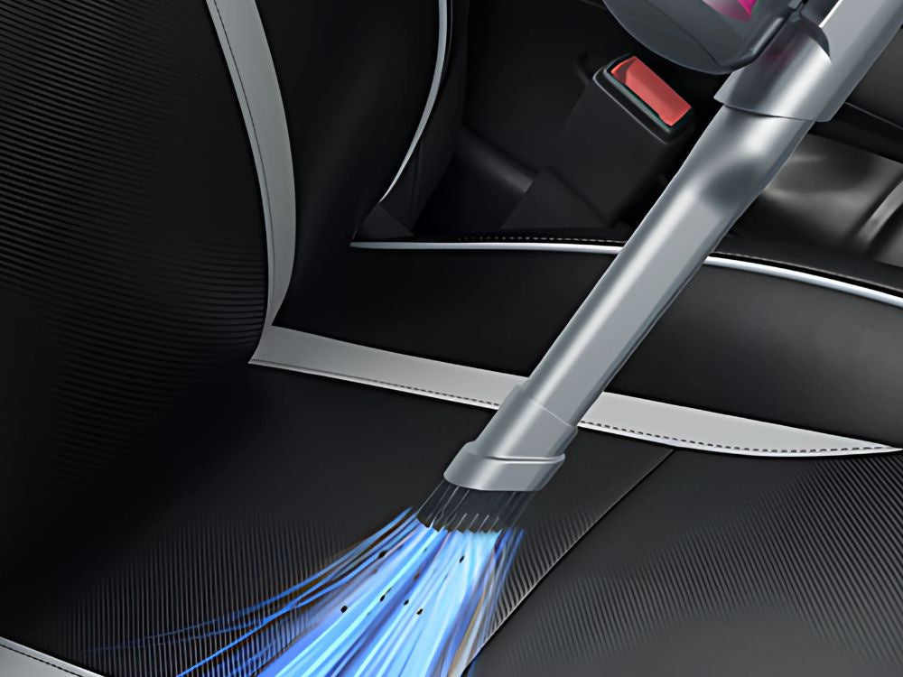 Trådløs støvsuger 100W, 2-i-1 med HEPA-filter og 4 Mundstykker