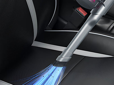 Trådløs støvsuger 100W, 2-i-1 med HEPA-filter og 4 Mundstykker