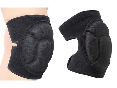 Bløde Knæbeskyttere til Havearbejde – Justerbare med Velcro