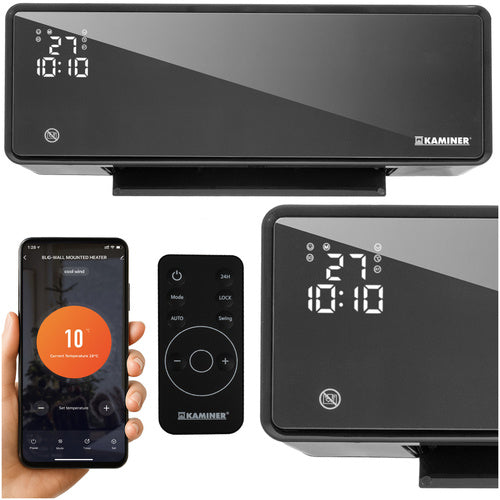 Elvarmer med WiFi, 2000W, Vægmonteret