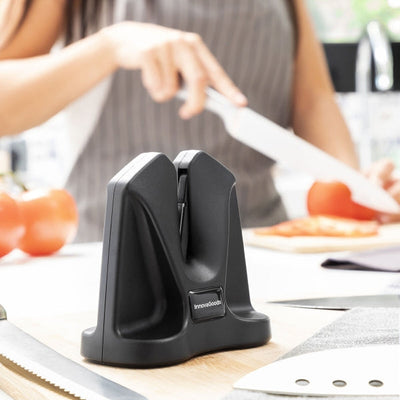 Manuel Knivsliber med V-formet Design – Til Alle Knivtyper